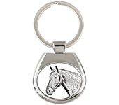 Danish Warmblood - keychain with a horse, keychain with a print, personalized pendant from the Art-Dog brand plata