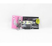 Jig metálico Sea Falcon de 65 gramos, color 04 Silver Zebra (2181)