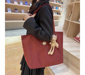 Mochila de clase estudiantil Bolso de hombro para mujer Bolso de mano azul claro