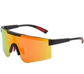 Gafas de sol para deportes al aire libre con montura grande europea y americana, gafas de ciclismo para hombre, gafas de sol polarizadas coloridas que cambian de color
