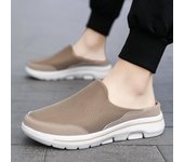 Zapatillas antideslizantes para hombre, zapatillas de invierno cálidas de felpa para el hogar, zapatillas de interior para parejas, zapatos cómodos suaves e impermeables EU:36 negro/blanco