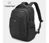 Mochila Tigernu para hombre, mochila de viaje para hombre de gran capacidad, mochila para ordenador portátil de 15,6 pulgadas, mochilas escolares de diseñador de lujo para hombre negro