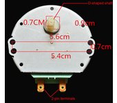 SSM-16HR AC21V 3W 50/60Hz 6549W1S011B Motor síncrono de plataforma giratoria compatible con horno microondas LG 1pc