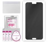 apgo Hydrogel Privacy Matte Screen Protector for Huawei P20 Pro, Anti Spy, Hydrogel Film, Flexible, Soft TPU with positioning layer easy installation