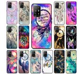 Funda Atrapasueños Azul Atrapasueños Funda de Teléfono para OPPO A74 A94 A3S A5S A9 A12 A15S A52 A53S A72 A73 2020 A91 5G Fundas coque OPPO A3S