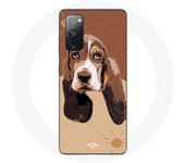 Coque pour Samsung Galaxy S20 FE Basset Hound chien visage