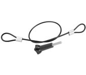 Correa de muñeca antipérdida de acero inoxidable de 30 cm con tornillo de 14 pulgadas para GoPro DJI OSMO