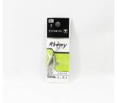 Cuchara para trucha Jackall Timon Rhomy de 3,9 gramos, 180 g, color plata y blanco UV (6344)