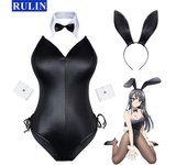6 unids/set Sakurajima Mai Senpai disfraz Cosplay chica conejito traje ropa japonesa Anime Cosplay disfraces para mujeres One Size(40-62Kg)