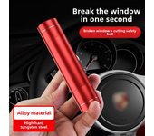 Nueva herramienta multifuncional de escape de emergencia para coche con rompecristales de acero de tungsteno.