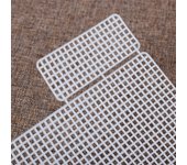 Tela de malla de plástico para hacer bolsos, bolsos hechos a mano con gancho de pestillo, material para tejer, gancho de rejilla de plástico, accesorios para manualidades
