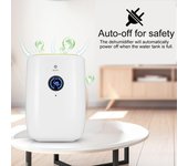 Deshumidificador de aire portátil de 800 ml, eléctrico, con apagado automático, que absorbe la humedad del hogar, UE/EE. UU., 100-240 V EU Plug