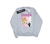 Disney Sudadera para mujer/señoras Bambi Nice To Meet You S blanco
