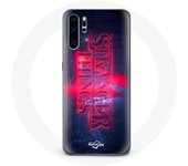 Coque pour Huawei P30 Stranger Things Logo Transparent Saison 4 Bande annonce 2022