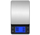 Báscula de café de cocina portátil de alta precisión 2Kg/0,1g pantalla LCD con pilas para verter café té báscula digital electrónica suministros para hornear