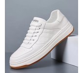 Zapatos casuales de moda italiana para hombre, zapatillas de tenis para exteriores, ligeras y cómodas, zapatos para caminar y senderismo con cordones vulcanizados. 38