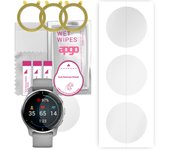 3 protectores de pantalla de hidrogel apgo para Garmin Venu 2 Plus, película de hidrogel, con capa de posicionamiento de fácil instalación