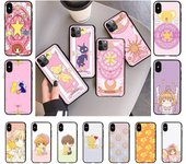 Funda de teléfono Sakura Captor de tarjetas para iPhone 11 12 13 mini pro XS MAX 8 7 6 6S Plus X 5S SE 2020 XR iphone 5 5s SE