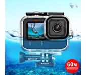 PULUZ para GoPro Hero11 Black / HERO10 Black / HERO9 Black 60m Carcasa protectora impermeable con hebilla Montaje básico y tornillo