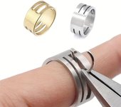 Juego de 2 alicates de latón para hacer joyas con forma de anillo de salto, prácticos y prácticos para hacer joyas de bricolaje 2pcs/set