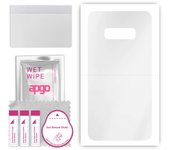apgo Ultra Clear Protective Skin Sticker for the back compatible with Samsung Galaxy S10e, Wrap Film, Hydrogel Film, Flexible, Soft TPU with positioni