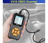 Escáner OBD2 para comprobar el sistema del motor, herramienta de diagnóstico del coche, probador de batería en varios idiomas, lector de código V318, leer información del vehículo