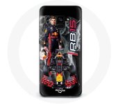 Coque pour Samsung Galaxy A8 Plus Formule 1 Max Verstappen Pilote F1 Red Bull 15