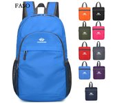 Mochilas de viaje plegables, bolsa de escalada impermeable al aire libre, mochila para montar, bolsa deportiva para hombre y mujer verde