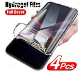 4 piezas de película protectora de pantalla de TPU suave transparente para XIAOMI POCO X7 / X7 Pro HD, funda protectora de pantalla completa Xiaomi POCO X7 Pro puro