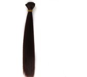 Peluca de pelo liso rosa invisible natural para niñas, juguetes para niños, peluca de muñeca, extensión de cabello 30
