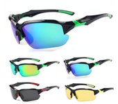 Gafas de sol para hombres y mujeres polarizadas deportes ciclismo correr conducir pesca golf béisbol gafas azul