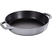 STAUB Poêle en Fonte, Gris Grafito, 26 cm - 40511-726-0