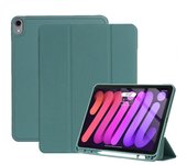 Para iPad Pro 12.9 11 Chip M1 10.2 9ª Gen Mini 6 Funda Para Pro 9.7 2017 Air 1 2 3 4 10.9 2020 Con Funda con Soporte para Lápiz Pro 11 2021-2018 color rosa