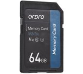 Tarjeta de memoria ORDRO de 64 GB V30 Clase 10 Tarjeta SD 95 MB/s de alta velocidad para cámaras de vídeo digitales Videocámaras negro