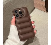 Funda de silicona con orificios finos para iPhone 15, 14, 13, 12, 11, XR, XS, Pro Max Plus, funda protectora suave para invierno For iPhone 12 negro