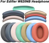Almohadillas para los oídos para auriculares con diadema Almohadillas de esponja para la cabeza Nueva funda de cojín para los oídos Edifier W820NB Black-Head Beam
