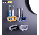 Soporte de cepillo de dientes eléctrico para baño, soporte montado en la pared, soporte autoadhesivo, estante de almacenamiento, juego de accesorios de baño