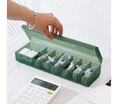 Caja de almacenamiento de cables de datos, Cable de carga de energía, enchufe del cargador de teléfono móvil, organizador de cables de escritorio 28.4*8.5*5.7cm blanco