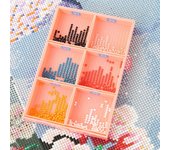 1 Juego de herramientas de pintura de diamantes, clasificación multifuncional, Kit de accesorios de bordado de punto Universal separados, suministros para manualidades