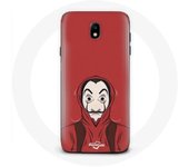 Coque pour Samsung Galaxy S5 la casa de papel peinture masque dali