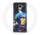 Coque pour Samsung Galaxy A8 2018 Lionel Messi Club de football de Barcelone FCB