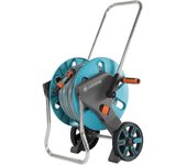Enrollador de manguera CleverRoll GARDENA tamaño M con kit de manguera de 25m - Apto para jardines pequeños - Garantía 5 años