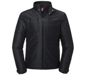 Chaqueta acolchada cruzada Russell para hombre 3XL negro