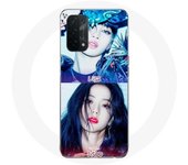 Coque pour Oppo A54 5G Blackpink Groupe K-pop Filles Lisa et Jisoo Lovesick girls poster the album