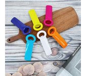 Abrelatas manual de 3 piezas, agarre cómodo portátil, mango ergonómico, resistente, ancianos, niños, adultos, botella colorida, herramienta de apertura de tarros, utensilios de cocina B
