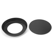 Molde para tarta de 9 pulgadas con base desmontable y antiadherente para pizza