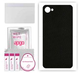 apgo Protective Skin Sticker for the back compatible with HTC Desire 12, Wrap Film, Foil, Vinyl - Pattern Matrix