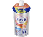KAO Biore u Biore-u Sweet Peach Scent Refill 340mL General Purpose (Biore II) Body Soap Apply an appropriate amount to a damp towel or sponge, lather