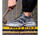 Zapatos de seguridad para hombre, nuevos zapatos de trabajo con punta de acero para hombre, zapatillas de trabajo a prueba de pinchazos, calzado de protección para hombre, botas de trabajo para hombre, botas de seguridad 40