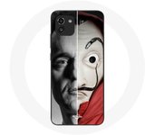 Coque pour Samsung Galaxy A03 La casa de papel Berlin Masque Split